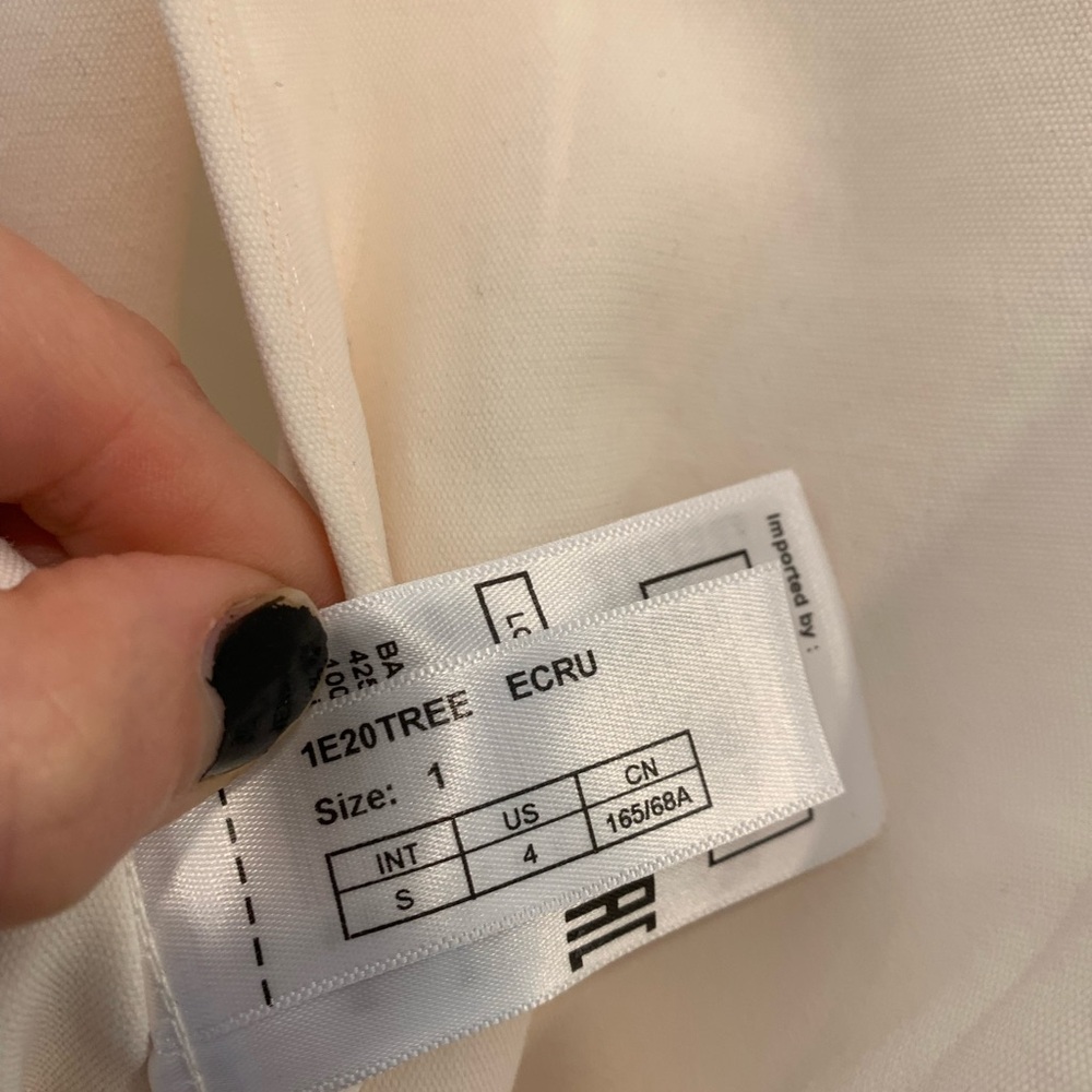 ba&sh White Sleeveless V-Neck Tailored Jumpsuit - Picture 6 of 7